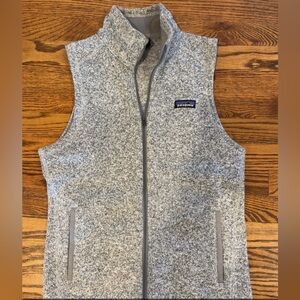 Patagonia Heather Gray Zip Vest